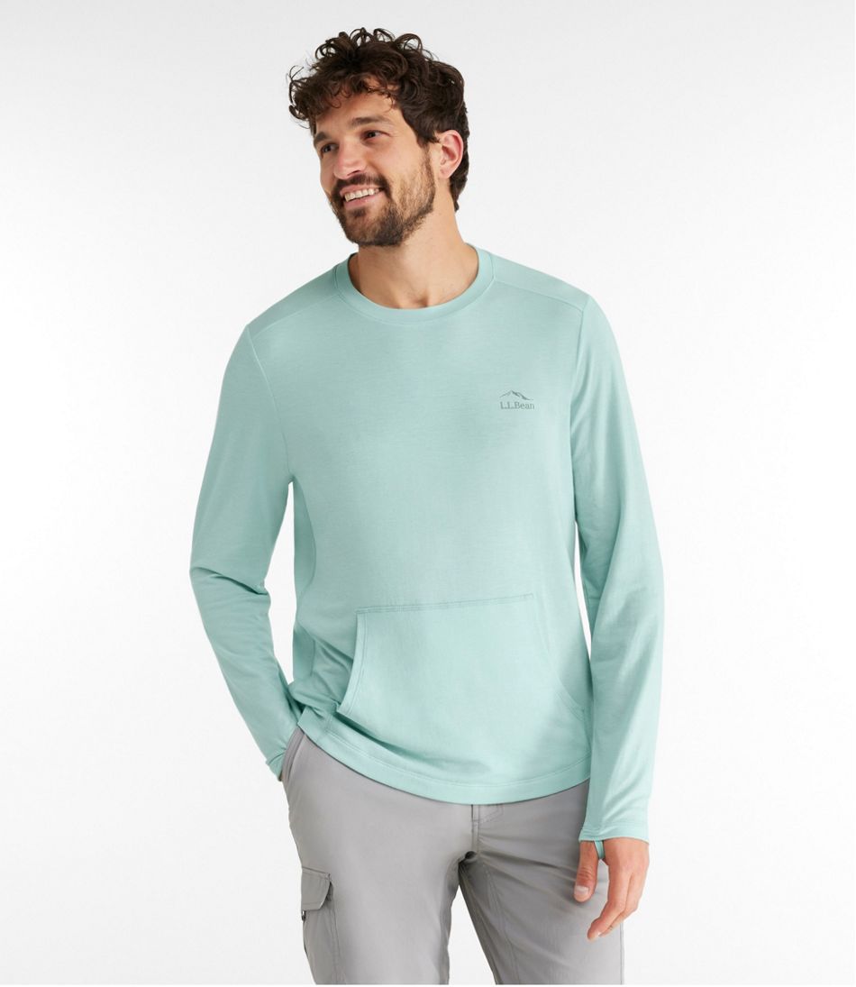 L.L.Bean Men's Tropicwear Comfort Crew, Long-Sleeve CLOTHING|OUTDOOR EQUIPMENT|SALE