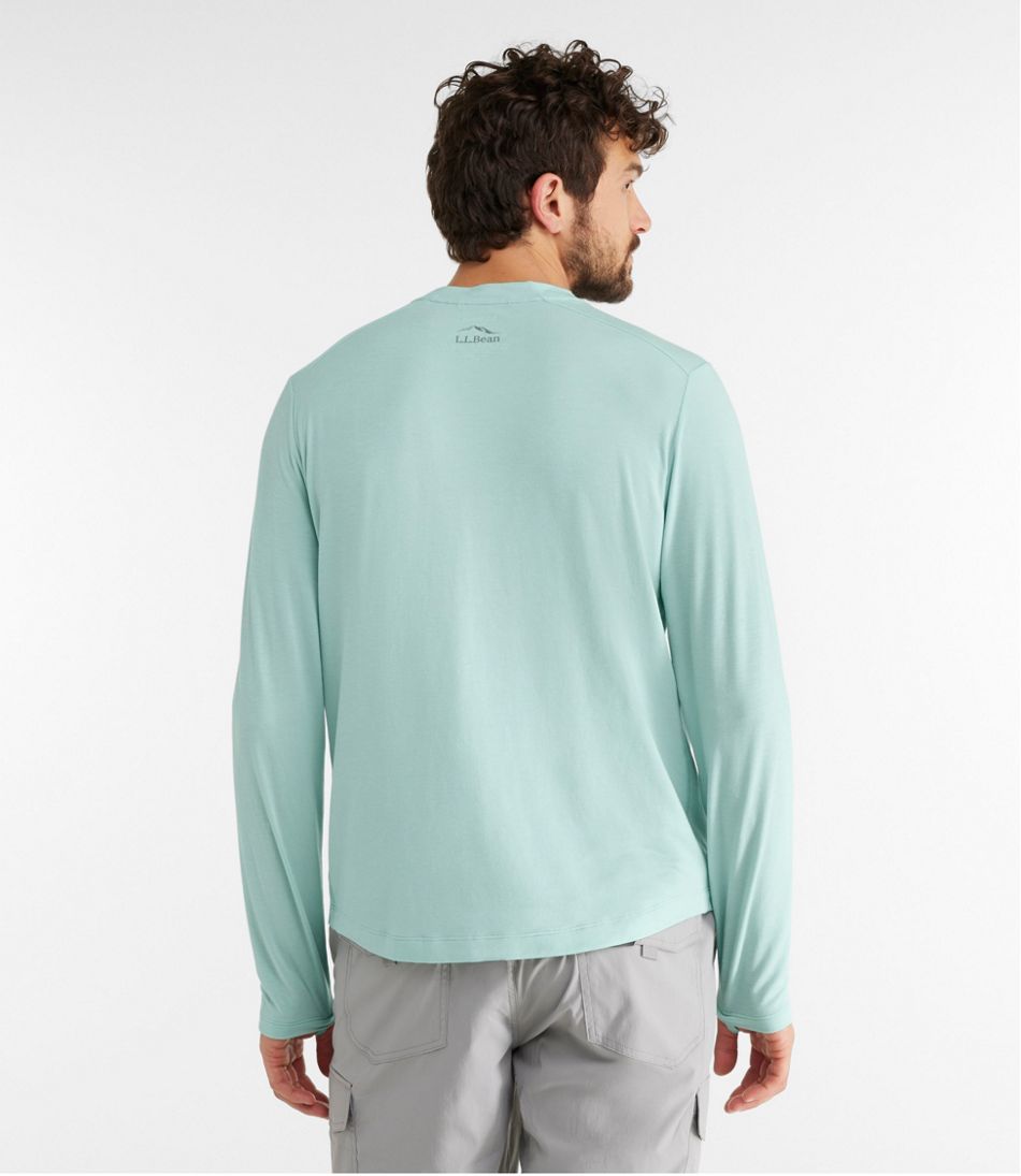 L.L.Bean Men's Tropicwear Comfort Crew, Long-Sleeve CLOTHING|OUTDOOR EQUIPMENT|SALE