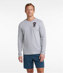 L.L.Bean Men's MIF&W Tee, Long-Sleeve Moose CLOTHING|OUTDOOR EQUIPMENT