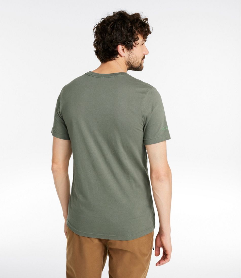 L.L.Bean Men's Maine Inland Fisheries and Wildlife Tee, White-Tailed Deer CLOTHING|OUTDOOR EQUIPMENT