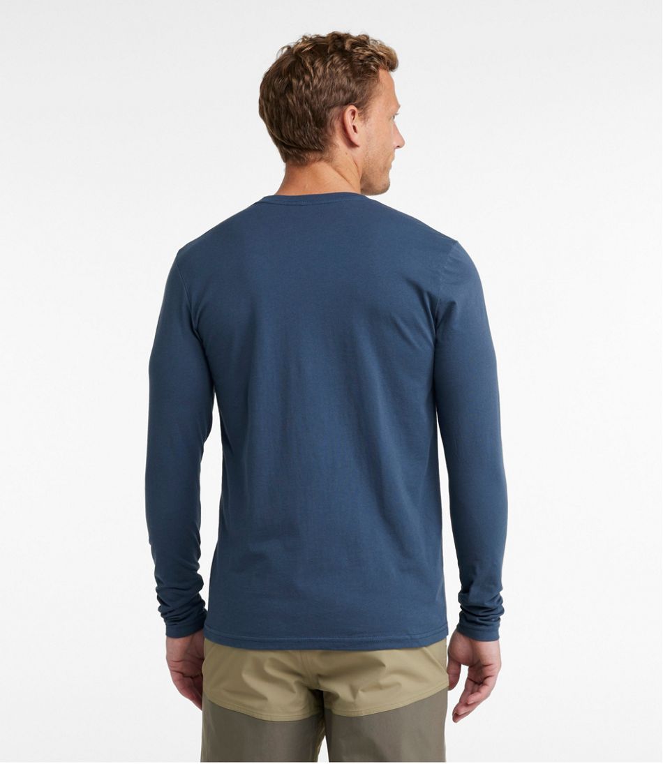 L.L.Bean Men's MIF&W Tee, Long-Sleeve Brook Trout CLOTHING|OUTDOOR EQUIPMENT