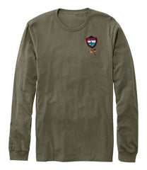 L.L.Bean Men's MIF&W Tee, Long-Sleeve White-Tailed Deer CLOTHING|OUTDOOR EQUIPMENT
