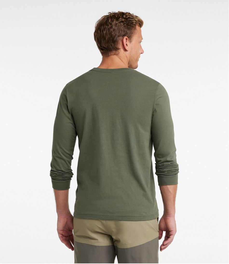L.L.Bean Men's MIF&W Tee, Long-Sleeve White-Tailed Deer CLOTHING|OUTDOOR EQUIPMENT