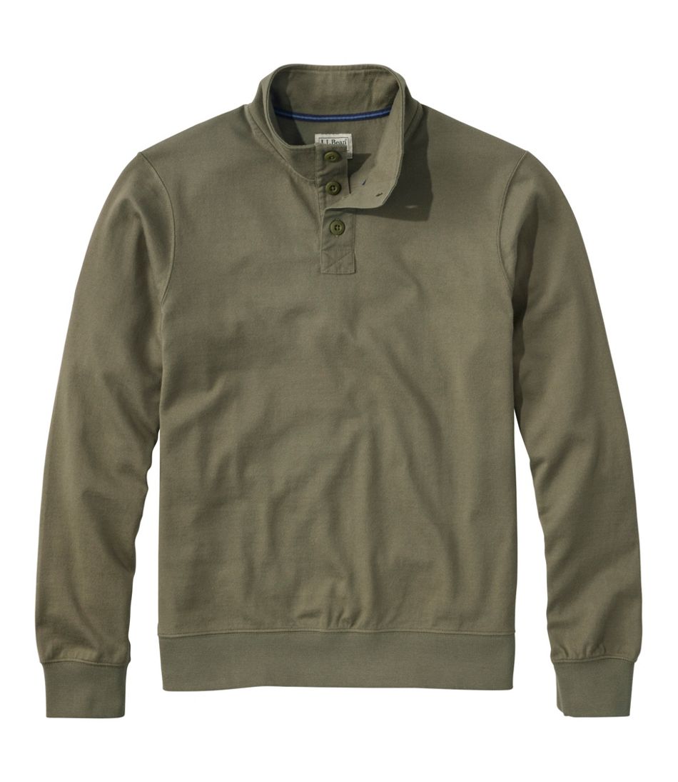L.L.Bean Men's Bean's Vintage Soft Rugby, Mockneck CLOTHING|SALE