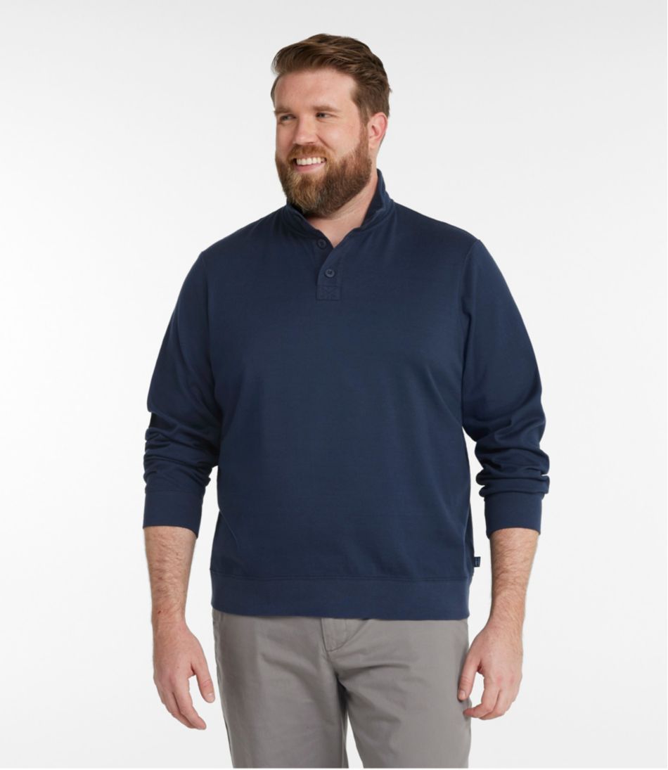 L.L.Bean Men's Bean's Vintage Soft Rugby, Mockneck CLOTHING|SALE