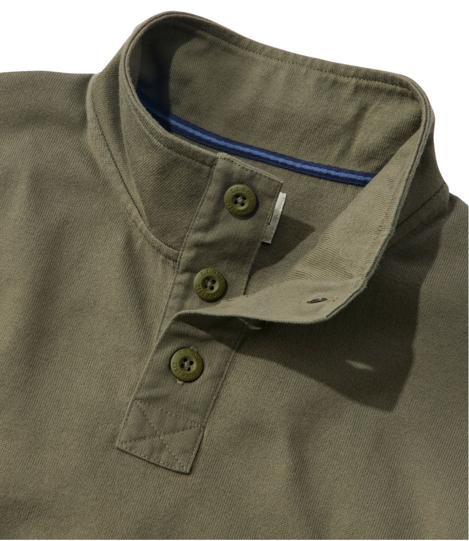 L.L.Bean Men's Bean's Vintage Soft Rugby, Mockneck CLOTHING|SALE