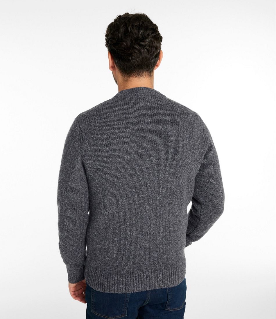 L.L.Bean Men's Bean's Classic Ragg Wool Sweater, Crewneck CLOTHING