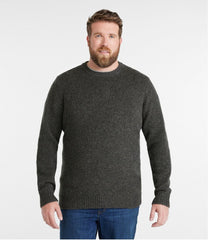 L.L.Bean Men's Bean's Classic Ragg Wool Sweater, Crewneck CLOTHING