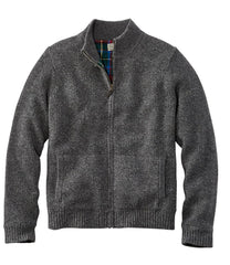 L.L.Bean Men's Classic Ragg Wool Sweater, Full-Zip Flannel-Lined CLOTHING