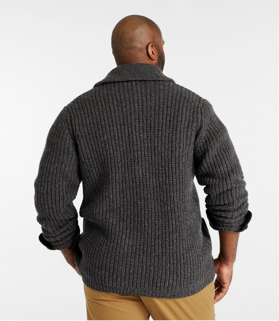 L.L.Bean Men's Classic Ragg Wool Sweater, Cardigan CLOTHING