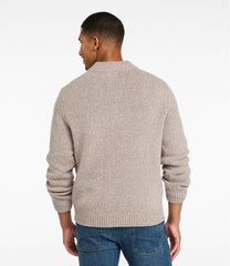 L.L.Bean Men's Classic Ragg Wool Sweater, Henley CLOTHING