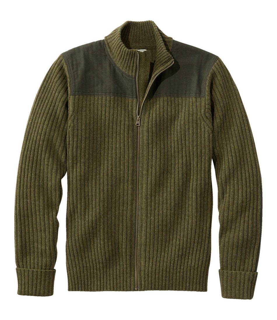L.L.Bean Men's Commando Sweater, Full-Zip CLOTHING|OUTDOOR EQUIPMENT