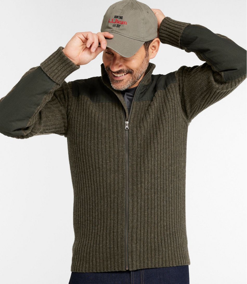 L.L.Bean Men's Commando Sweater, Full-Zip CLOTHING|OUTDOOR EQUIPMENT