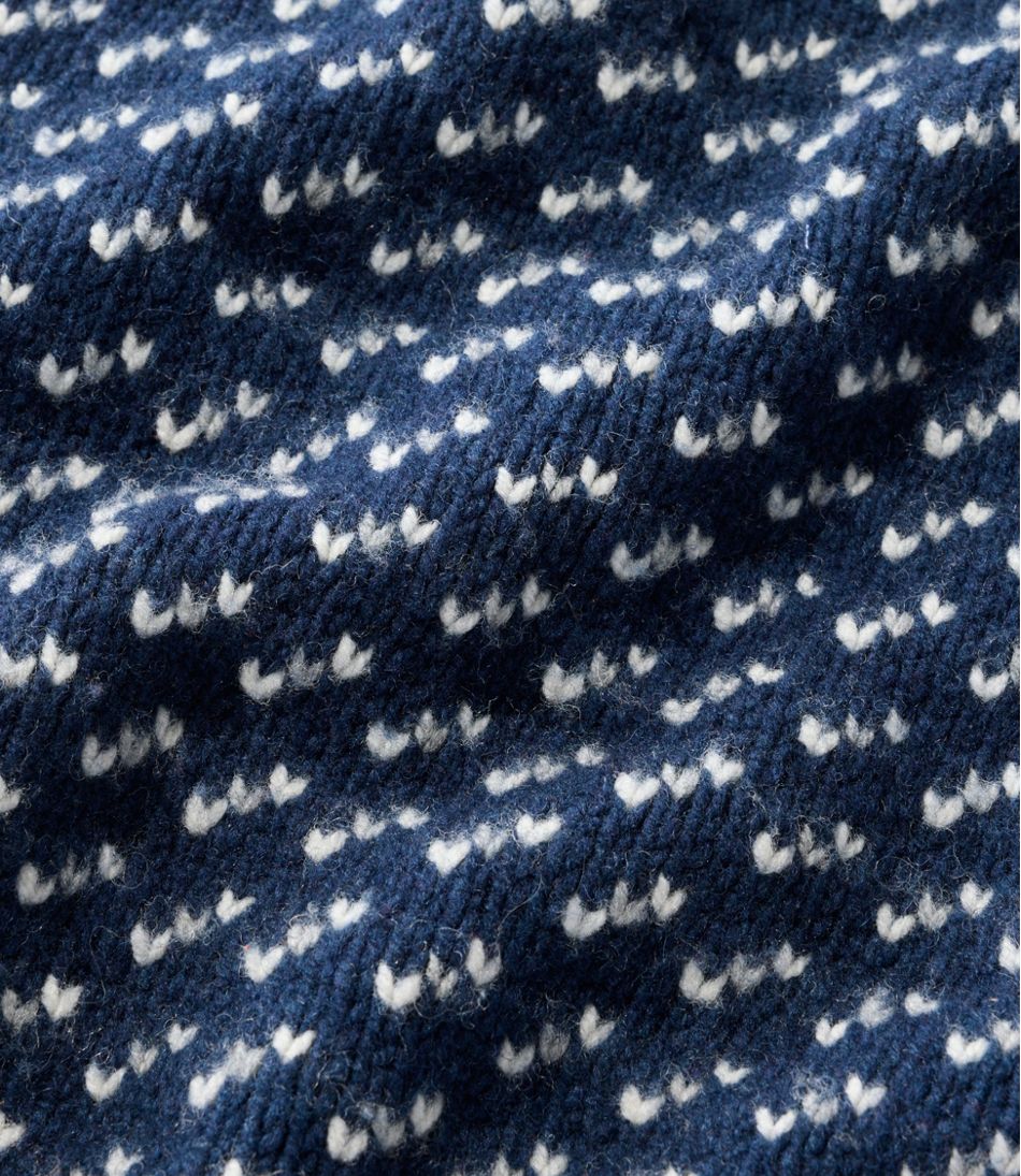L.L.Bean Men's Bean's Classic Ragg Wool Sweater, Crewneck, Bird's-Eye CLOTHING
