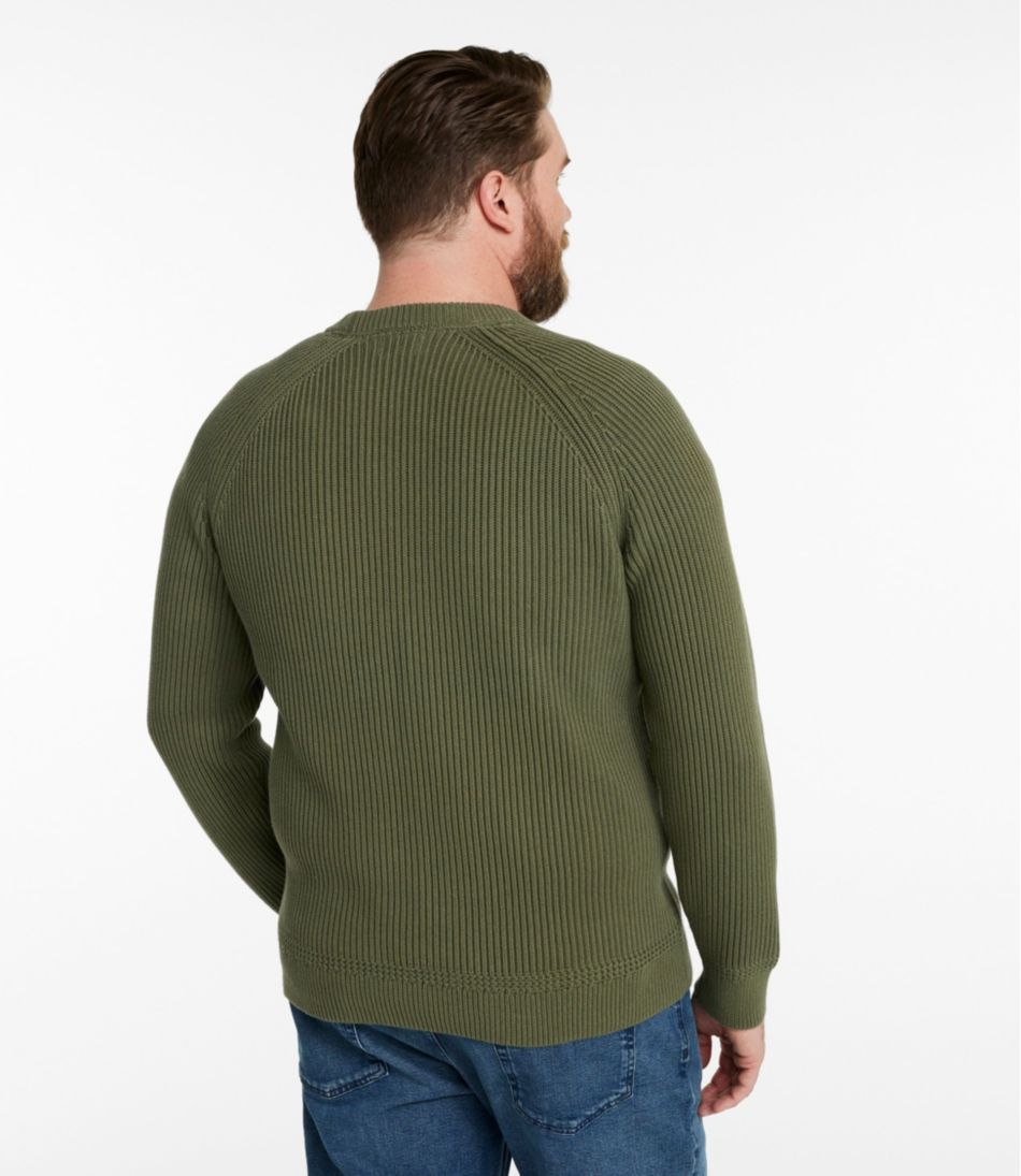 L.L.Bean Men's Mariner Rib Crew Sweater CLOTHING