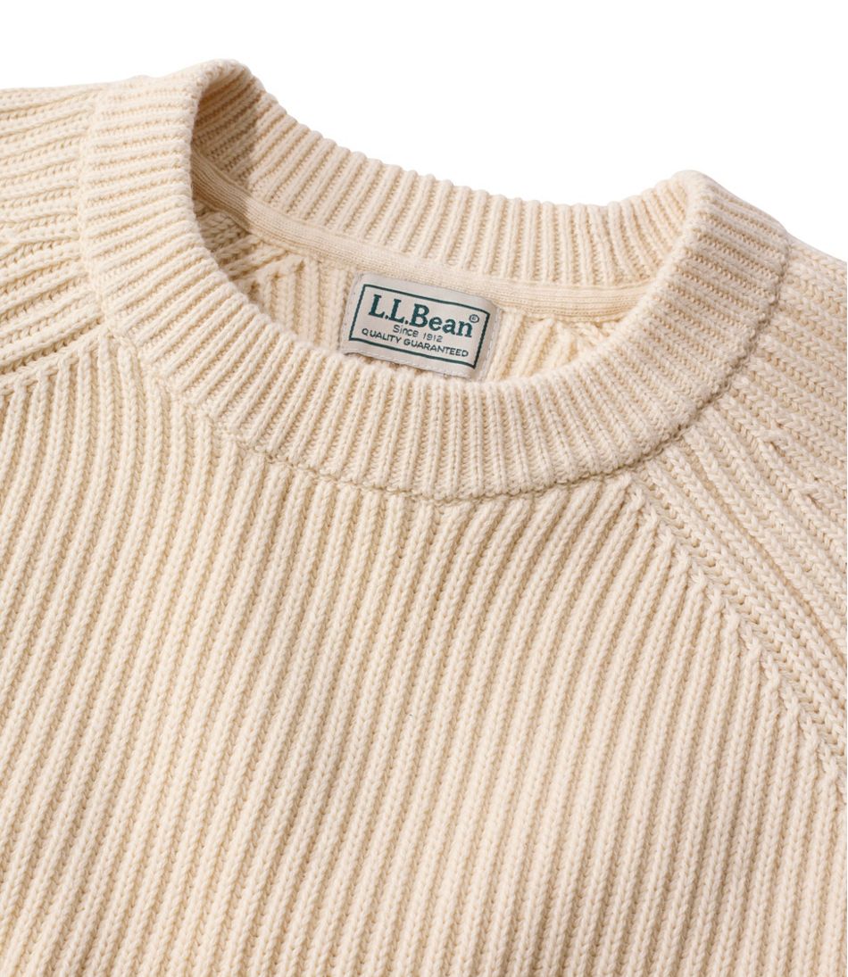 L.L.Bean Men's Mariner Rib Crew Sweater CLOTHING