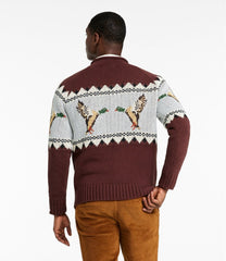L.L.Bean Men's Signature Organic Cotton Rollneck Sweater, Fair Isle CLOTHING