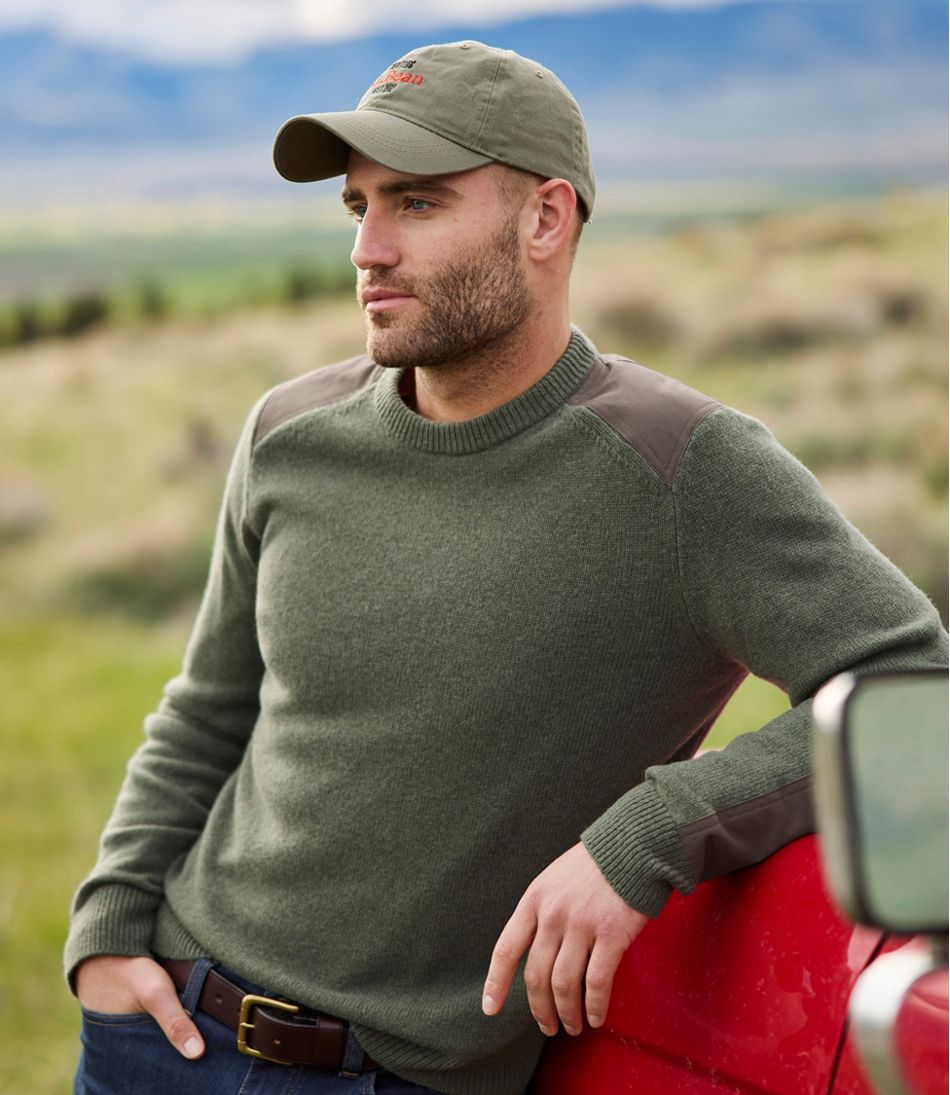 L.L.Bean Men's Maine Guide Lightweight Lambswool Sweater CLOTHING|OUTDOOR EQUIPMENT