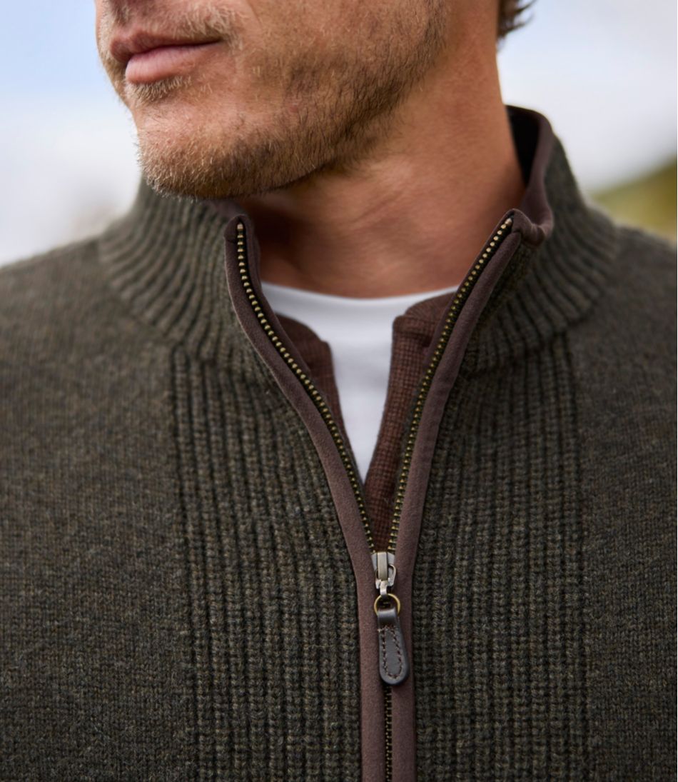 L.L.Bean Men's Waterfowl Sweater, Full Zip CLOTHING|OUTDOOR EQUIPMENT