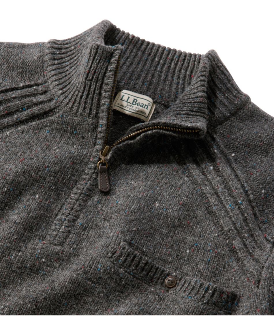 L.L.Bean Men's Rangeley Merino Sweater, Quarter-Zip CLOTHING|SALE