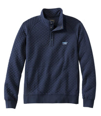 L.L.Bean Men's Quilted Sweatshirt, Mockneck CLOTHING