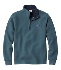 L.L.Bean Men's Lakewashed Double-Knit Quarter-Zip Pullover CLOTHING|SALE
