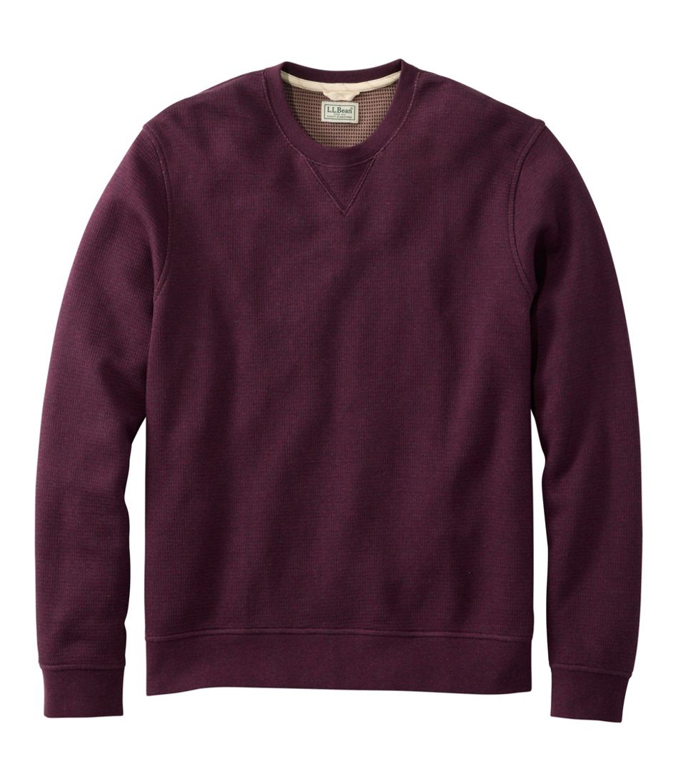 L.L.Bean Men's All Seasons Textured Sweats, Crewneck CLOTHING|SALE