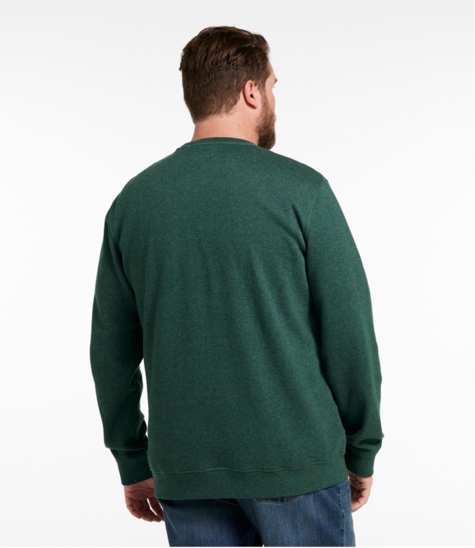 L.L.Bean Men's All Seasons Textured Sweats, Crewneck CLOTHING|SALE