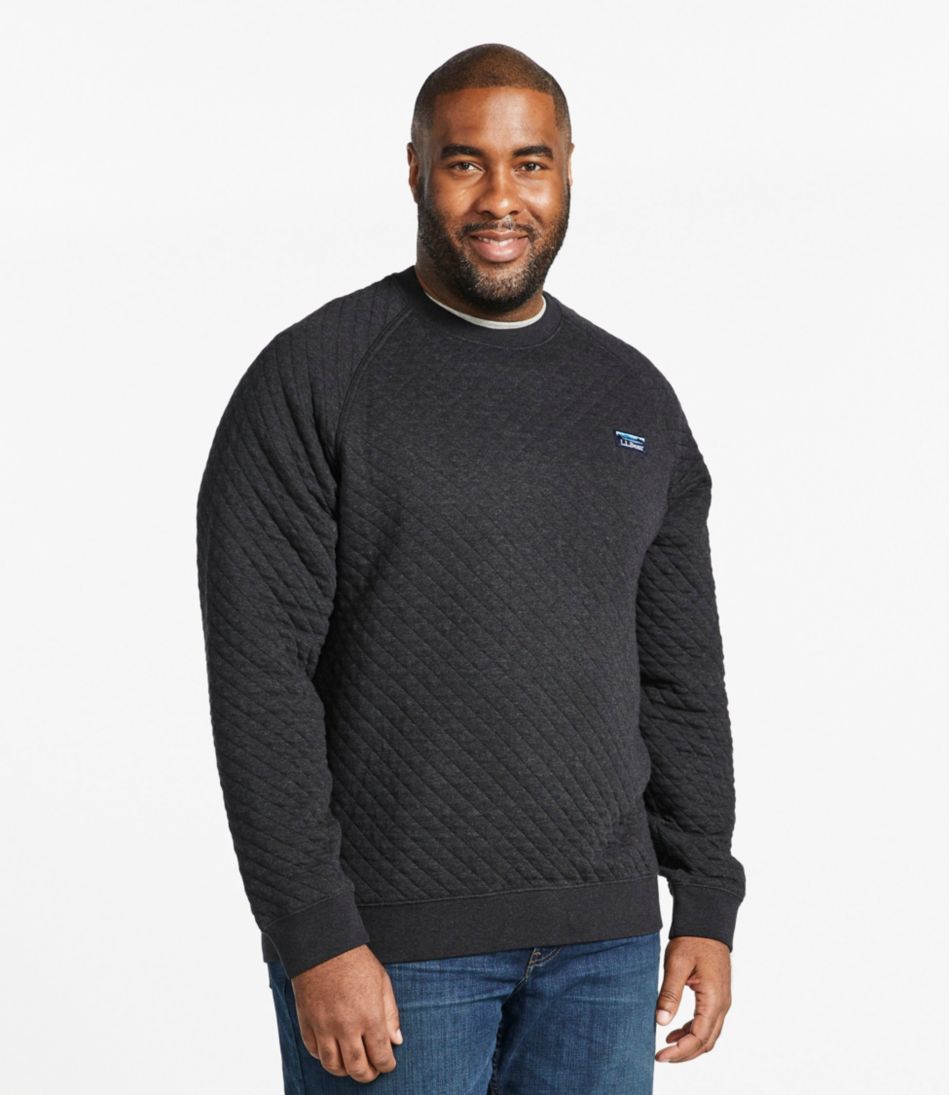L.L.Bean Men's Quilted Sweatshirt, Crewneck CLOTHING|SALE