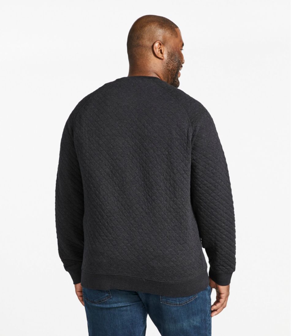 L.L.Bean Men's Quilted Sweatshirt, Crewneck CLOTHING|SALE
