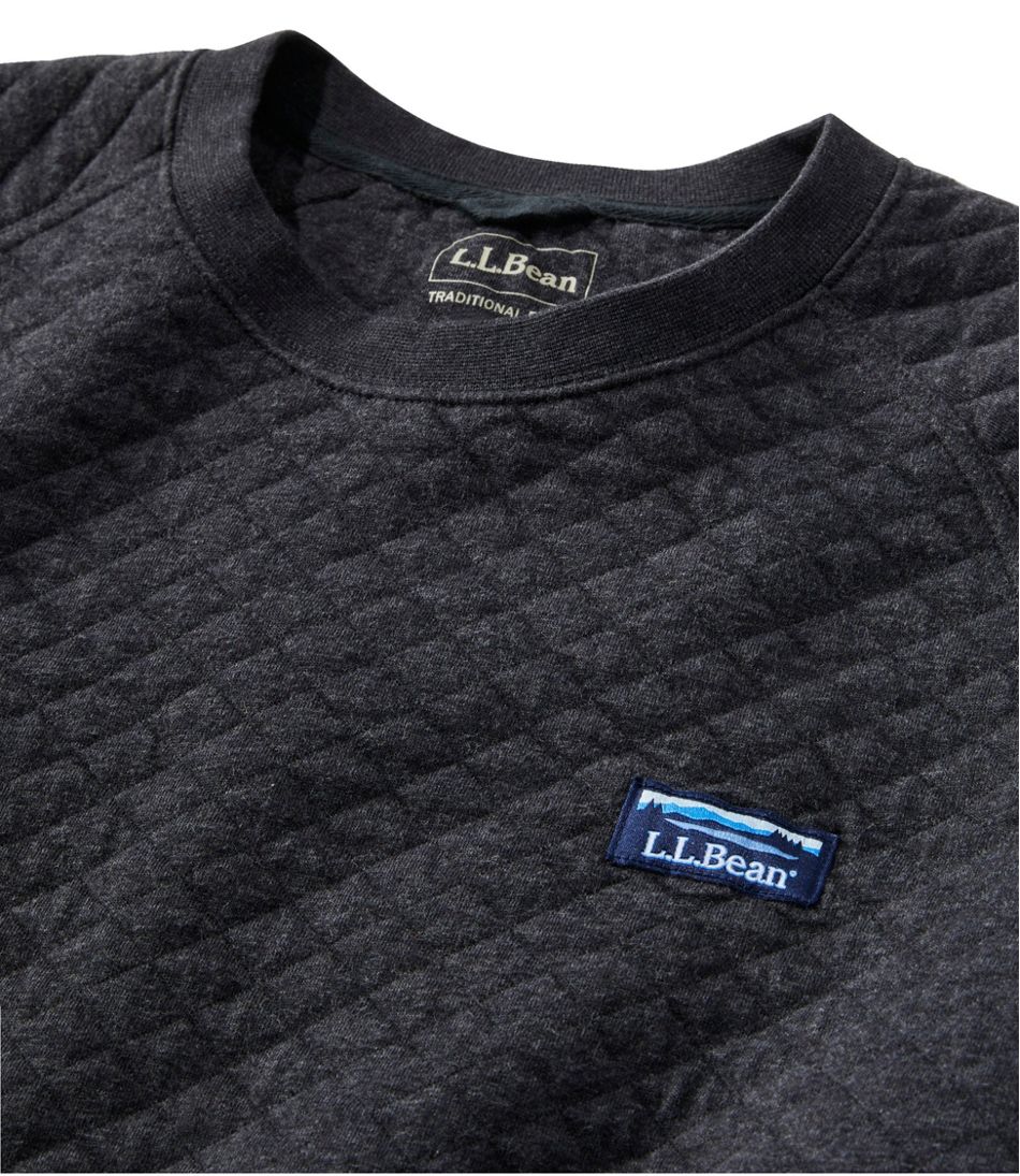 L.L.Bean Men's Quilted Sweatshirt, Crewneck CLOTHING|SALE