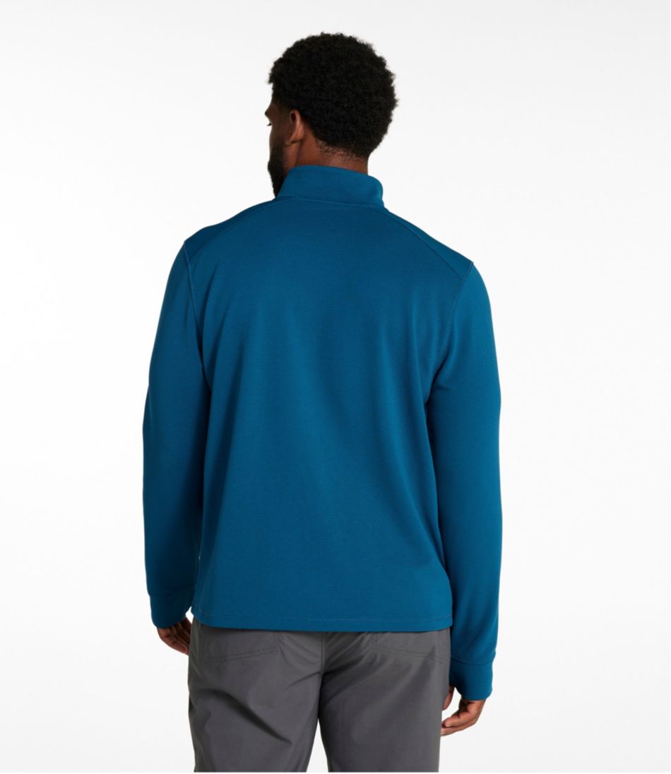 L.L.Bean Men's VentureStretch Ottoman-Rib Pullover, Quarter-Zip CLOTHING|SALE