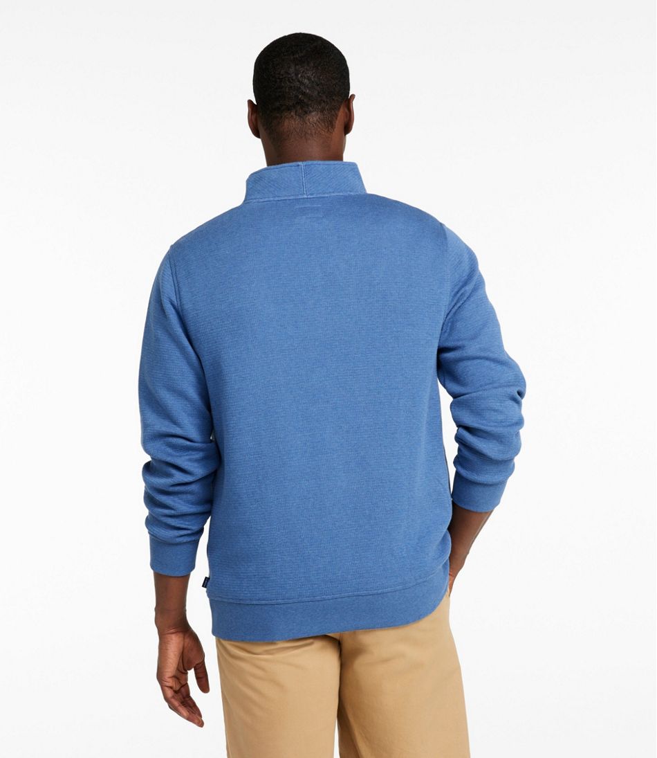 L.L.Bean Men's All Seasons Textured Sweats, Quarter-Zip CLOTHING|SALE