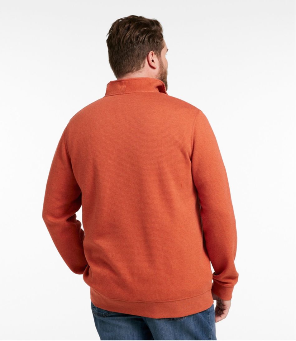 L.L.Bean Men's All Seasons Textured Sweats, Quarter-Zip CLOTHING|SALE