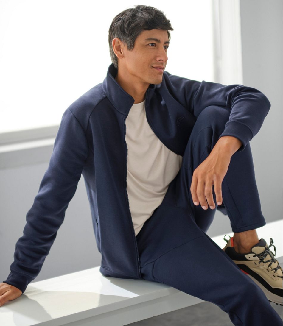L.L.Bean Men's Multisport Lifestyle Sweatshirt, Full-Zip CLOTHING