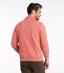 L.L.Bean Men's Sunwashed Sweatshirt, Quarter-Zip Polo, Long-Sleeve CLOTHING