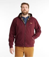 L.L.Bean Men's Katahdin Iron Works® Hooded Sweatshirt, Flannel-Lined CLOTHING