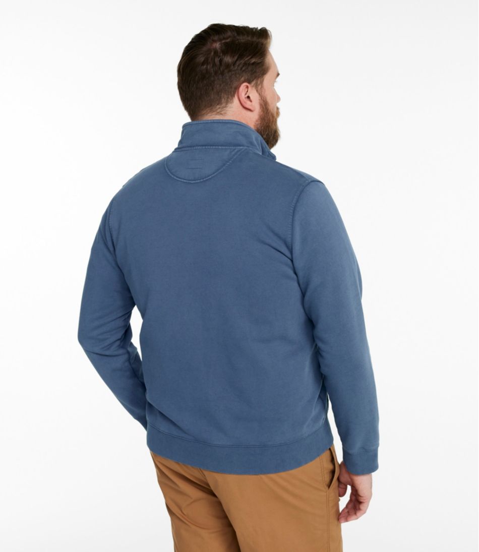 L.L.Bean Men's Sunwashed Sweatshirt, Full-Zip CLOTHING