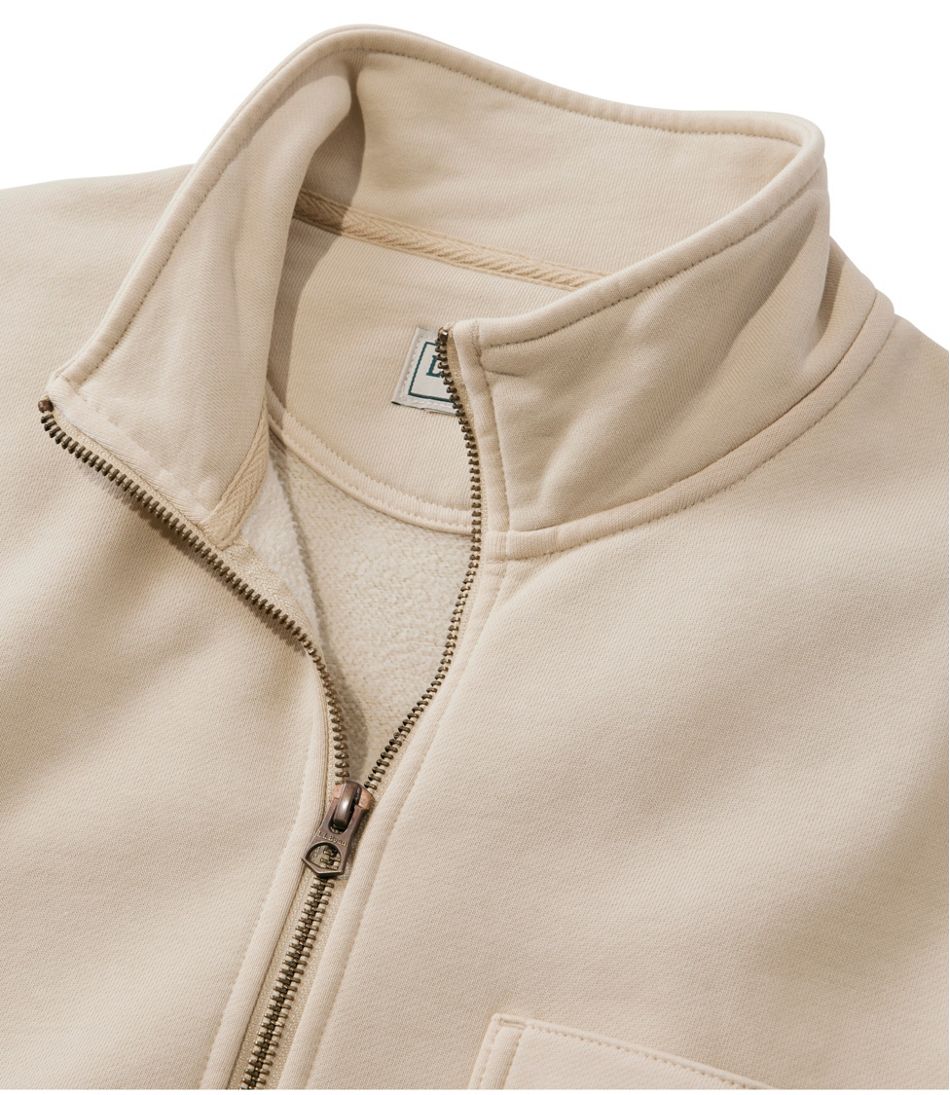 L.L.Bean Men's Sunwashed Sweatshirt, Full-Zip CLOTHING