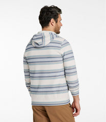 L.L.Bean Men's Comfort Stretch Performance® Piqué, Full-Zip Hoodie, Stripe CLOTHING