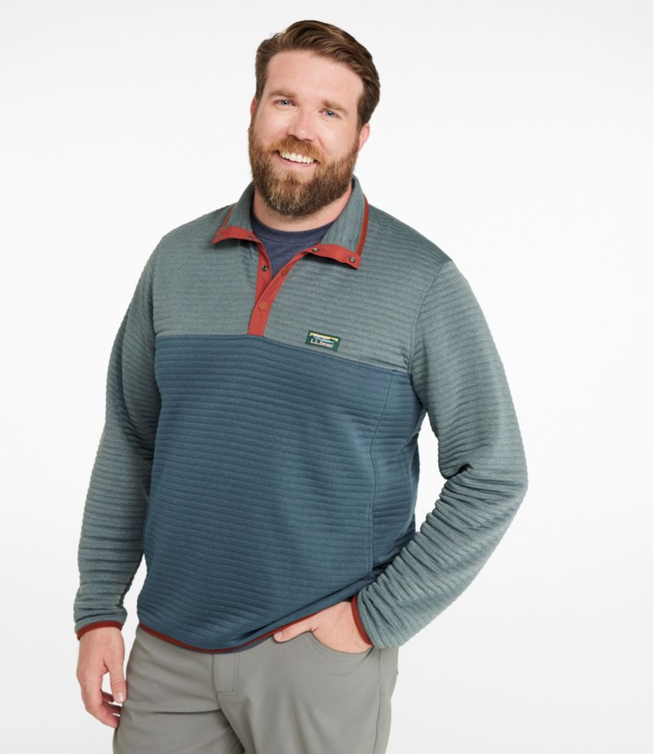 L.L.Bean Men's Airlight Knit Pullover, Colorblock CLOTHING|SALE
