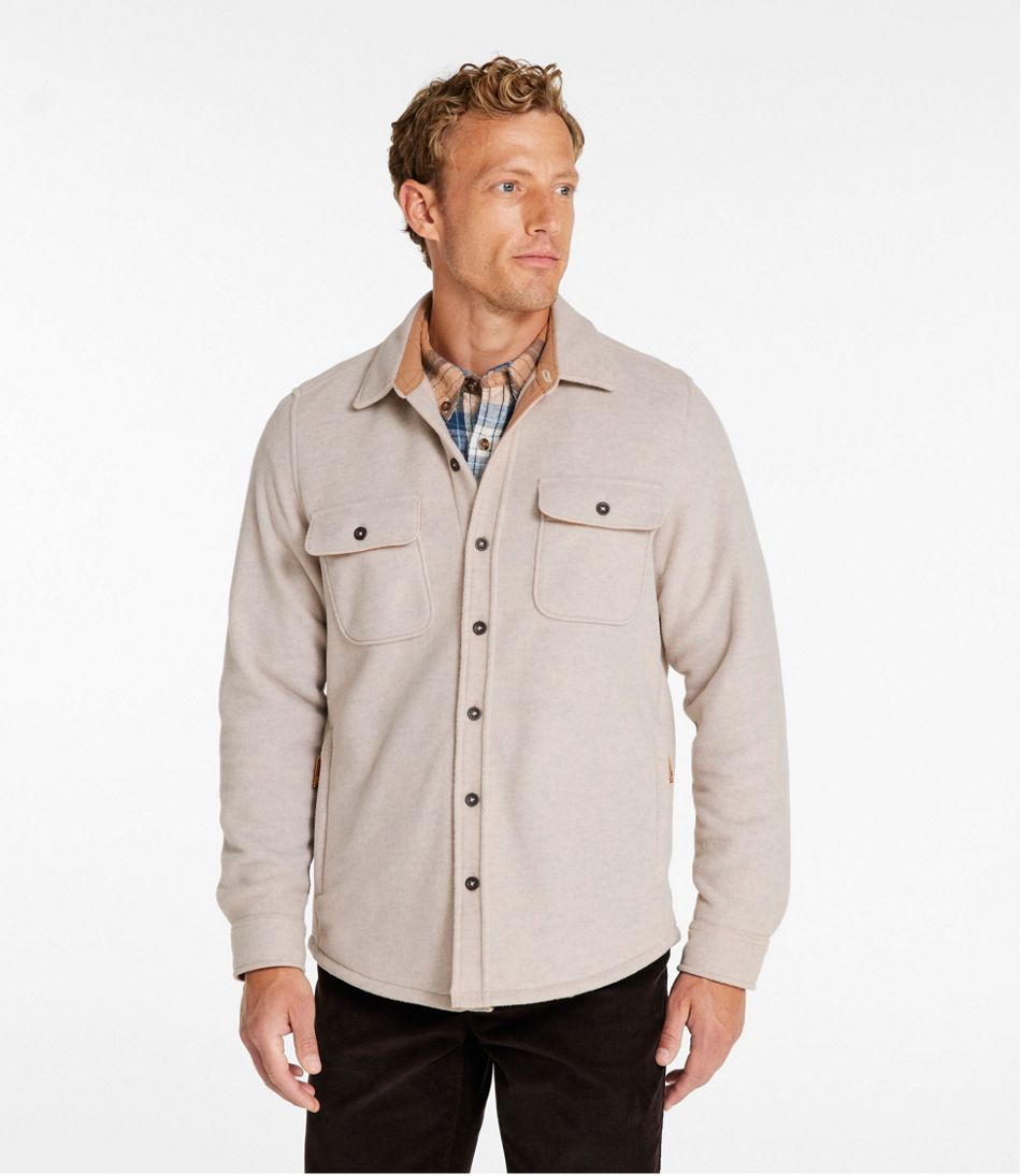 L.L.Bean Men's Bean's Mariner Fleece Shirt CLOTHING|SALE