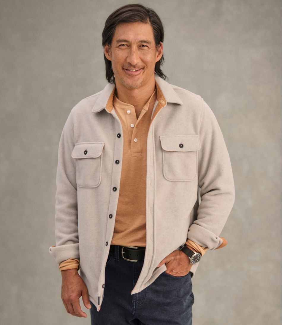L.L.Bean Men's Bean's Mariner Fleece Shirt CLOTHING|SALE