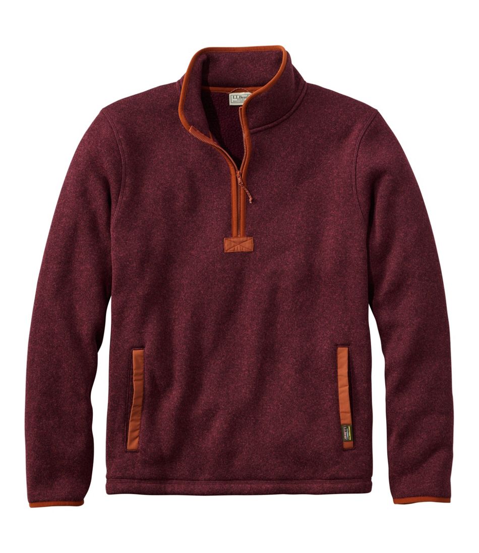 L.L.Bean Men's Bean's Sweater Fleece Half-Zip Pullover CLOTHING|SALE