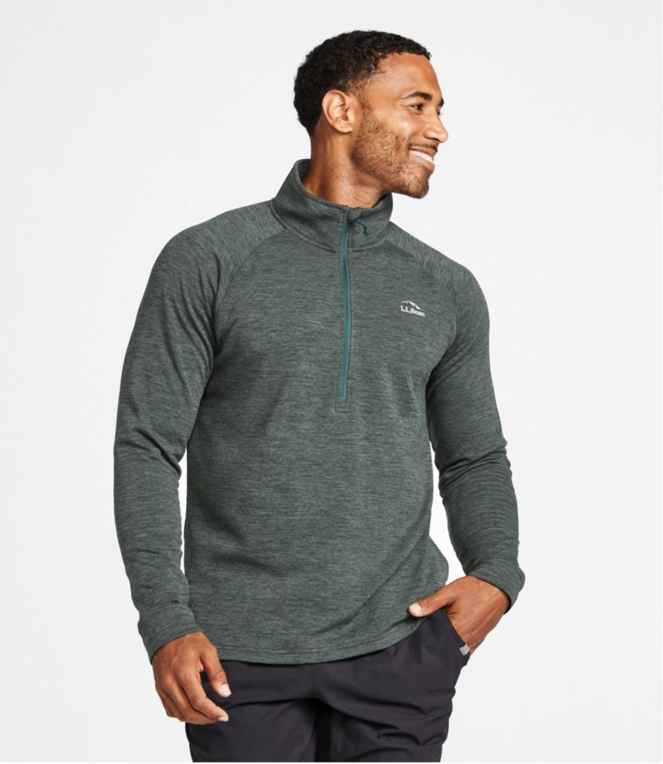 L.L.Bean Men's Adventure Grid Fleece, Quarter-Zip CLOTHING|SALE