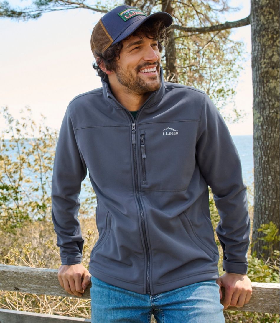 L.L.Bean Men's Bean's Windproof Softshell Jacket CLOTHING|OUTERWEAR