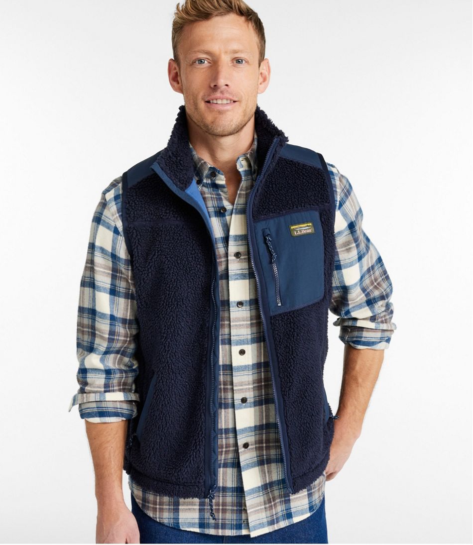 L.L.Bean Men's Bean's Sherpa Vest CLOTHING|OUTERWEAR|SALE
