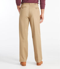 L.L.Bean Men's Wrinkle-Free Double L® Chinos, Natural Fit, Hidden Comfort, Plain Front CLOTHING|SALE