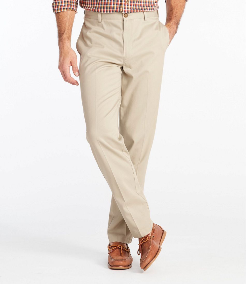 L.L.Bean Men's Wrinkle-Free Double L® Chinos, Classic Fit, Plain Front CLOTHING|SALE