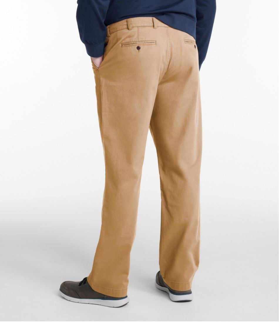 L.L.Bean Men's Lakewashed® Stretch Khakis, Standard Fit, Straight Leg CLOTHING|SALE